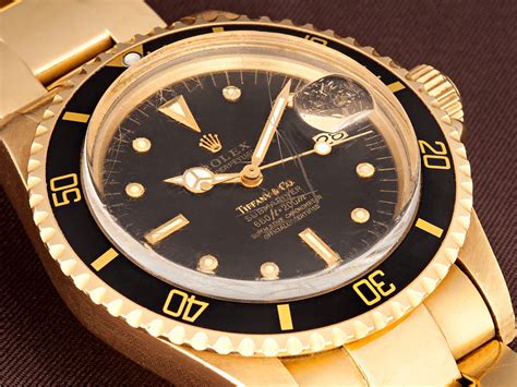 gold Rolex Submariner for sale